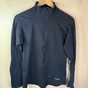 Patagonia Womens Size Large‎ Capilene Base Layer Black Outdoor Activewear